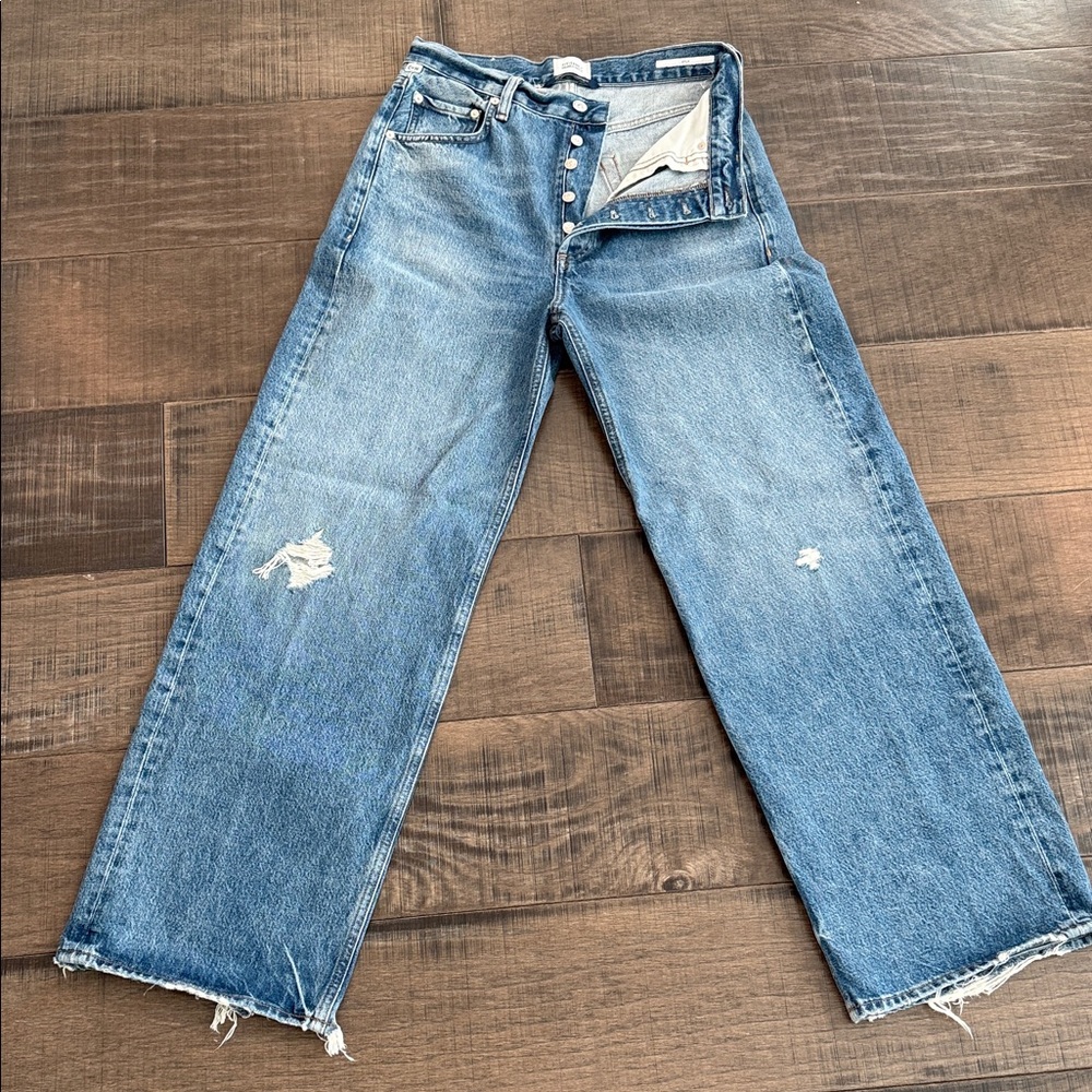 Citizens Of Humanity Ayla baggy blue ripped  Jeans 27